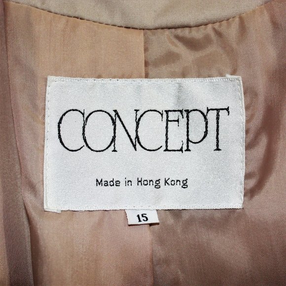 Concept tan trench coat - Picture 4 of 8